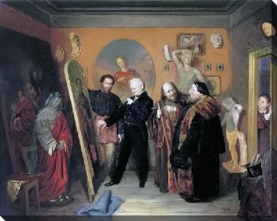 В мастерской художника (In the artist's studio)