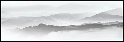 Картина Белоснежный туман в горах