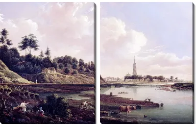 Картина Вид Звенигорода (Type of Zvenigorod)