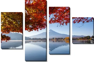 Модульная картина Гора Фудзияма в Японии