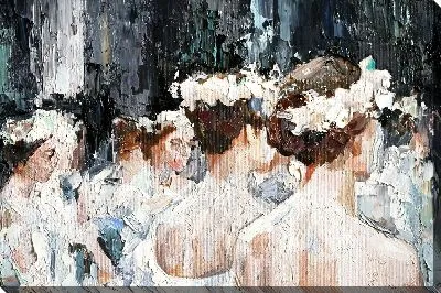 Картина маслом Балетная труппа