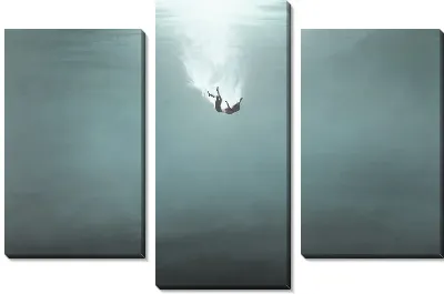 Падение в море