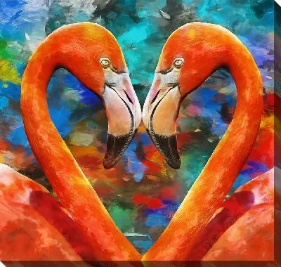 Любовь двух фламинго №2