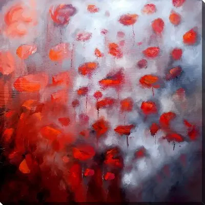 Картина маслом Композиция с маками