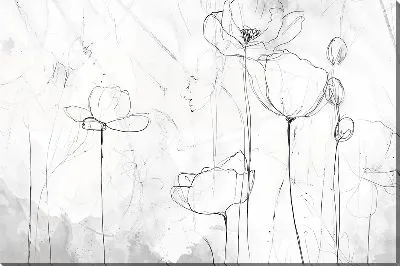 Картина маслом Рисунок с маками