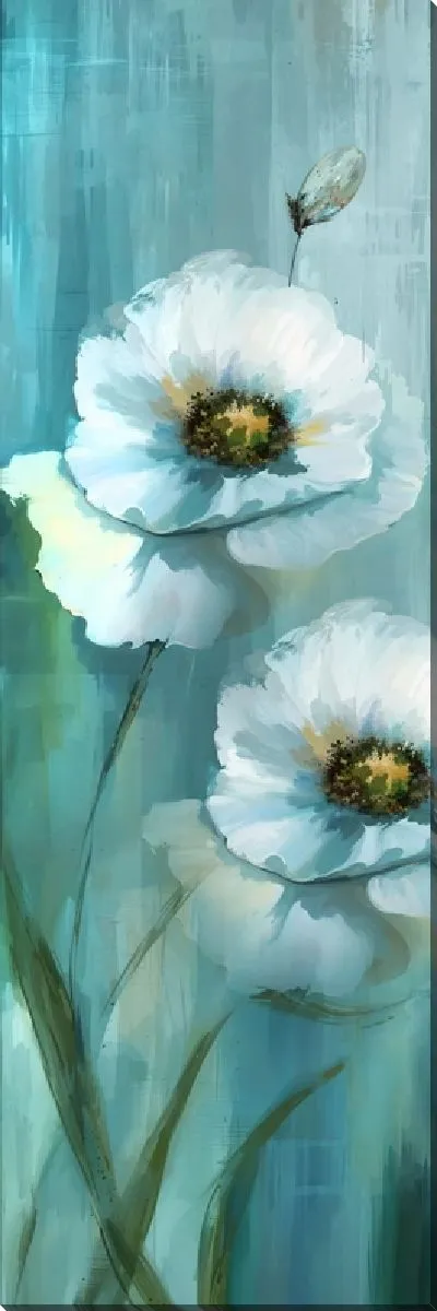 Картина маслом Вертикальная композиция с маками