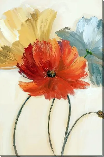 Картина маслом Три мака