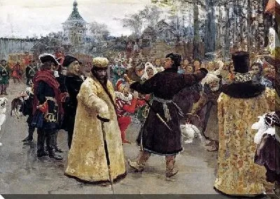 Картина Приезд царей Петра и Иоанна (The arrival of the kings Peter and John)