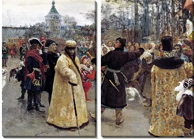 Приезд царей Петра и Иоанна (The arrival of the kings Peter and John)