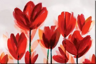 Картина маслом Весенние маки