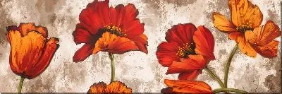 Картина маслом Сюжет с оранжевыми маками