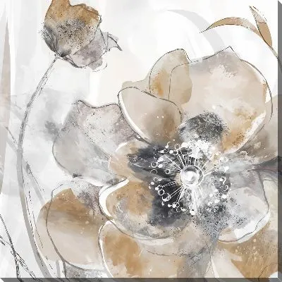 Картина маслом Светло-коричневый мак