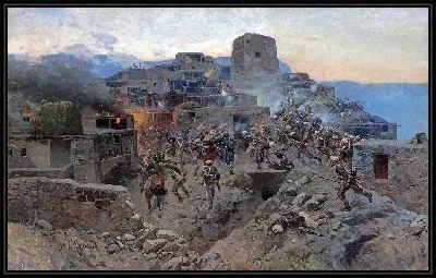 Штурм аула Гимры (Storming the village Gimry0