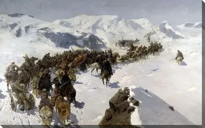 Переход князя Аргутинского через Кавказский хребет (Go Duke Argutinsky through the Caucasus Mountains)