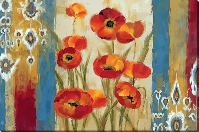 Картина маслом Панно с маками