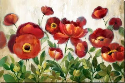 Картина маслом Весенние маки №2