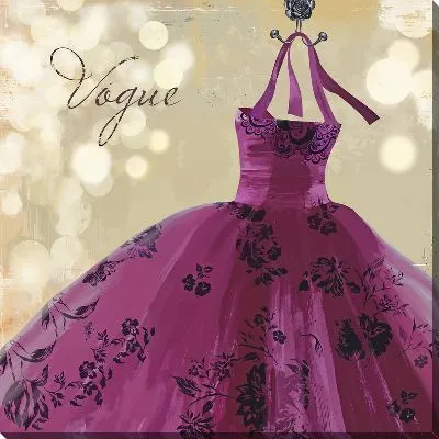 Постер Фиолетовое платье