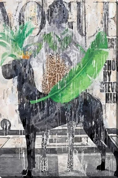 Картина маслом Женщина и собака