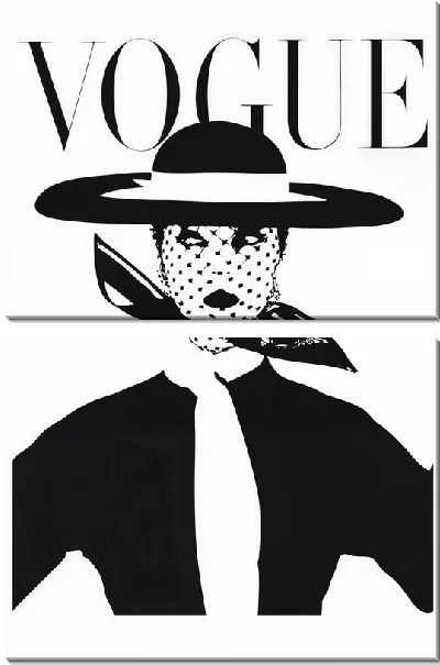 Модульная картина Модница