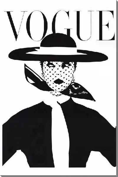 Картина маслом Модница