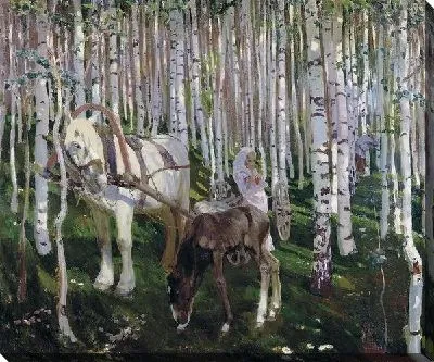 Картина В лесу (In the woods)