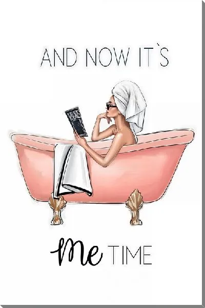 Постер И сейчас мое время - модница в ванне