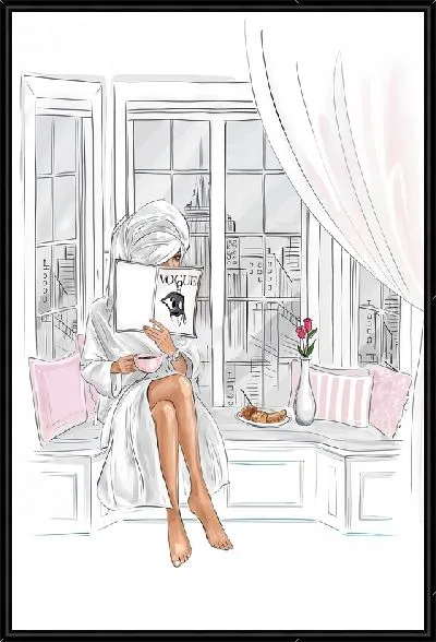 Картина Модница у окна