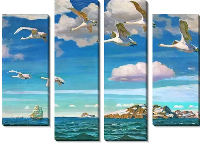 Картина В голубом просторе