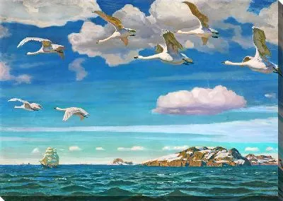 В голубом просторе