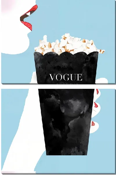 Модульная картина Попкорн №2