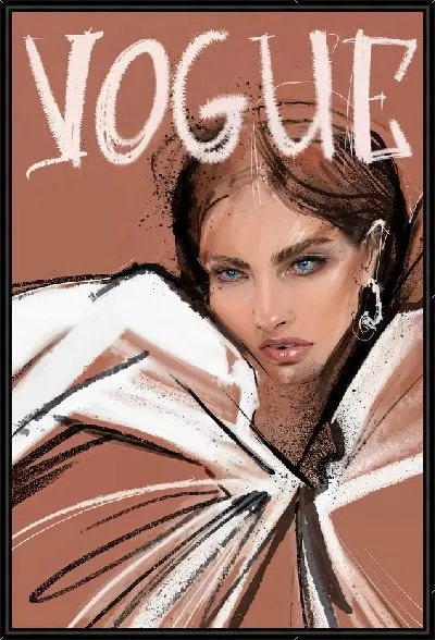 Картина Модная девушка