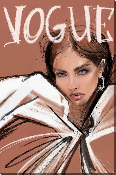 Постер Модная девушка