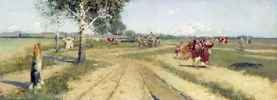 Картина Возвращение с ярмарки (Returning from the Fair)