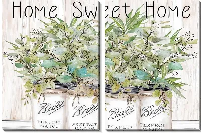 Модульная картина Home sweet home №3