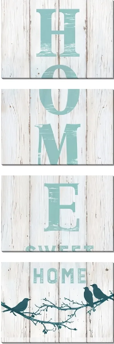 Модульная картина Home sweet home №31
