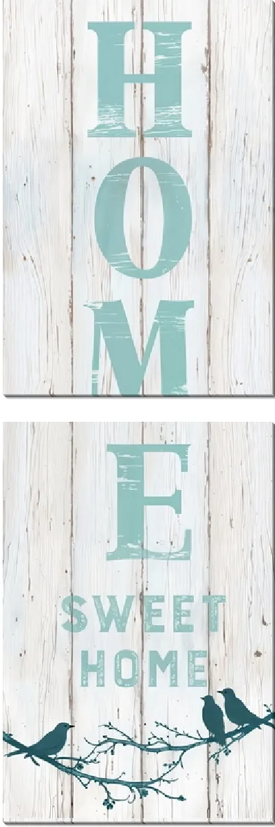Модульная картина Home sweet home №31