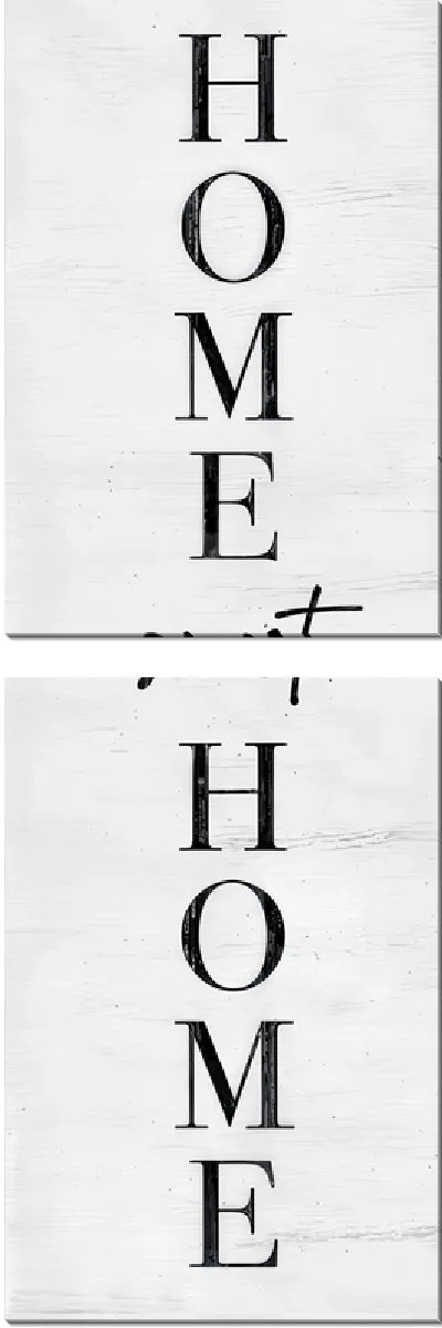 Модульная картина Надпись Home sweet home