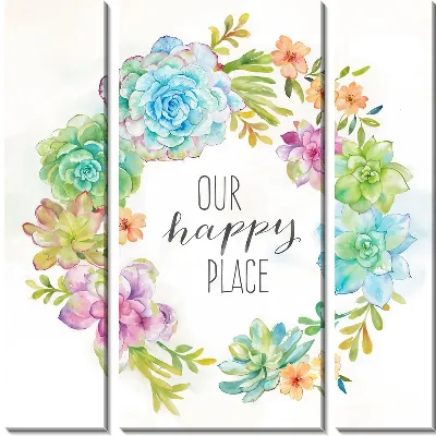 Модульная картина Наше счастливое место