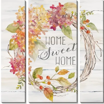 Модульная картина Home sweet home №5