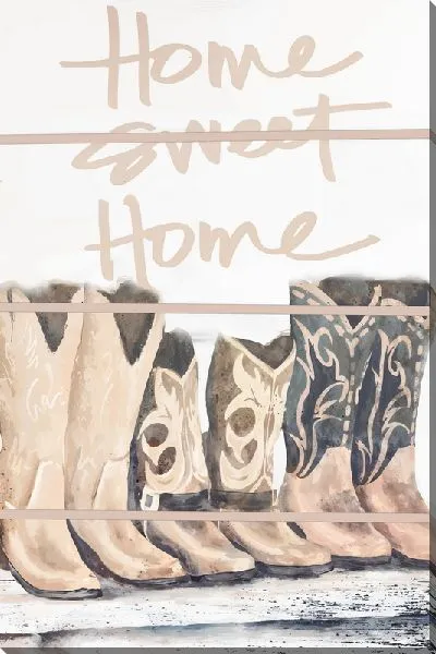 Постер Home sweet home и сапоги