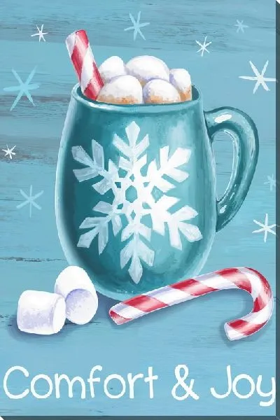 Постер Зефир маршмеллоу в стакане с кофе