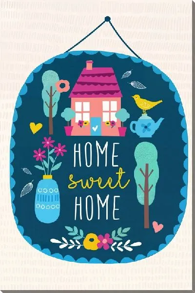 Картина маслом Вывеска Home sweet home