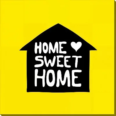 Картина маслом Home sweet home №7