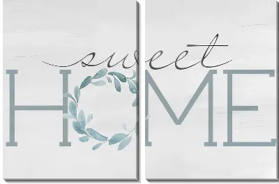 Модульная картина Home sweet home №8