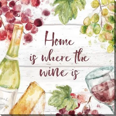 Home sweet home - вино, сыр и виноград