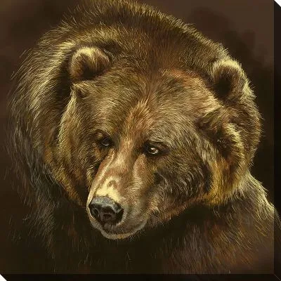 Картина маслом Спокойный медведь