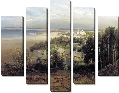 Картина Печерский монастырь под Нижним Новгородом (Caves Monastery near Nizhny Novgorod)