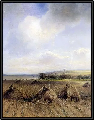 Картина К концу лета на Волге (By the end of the summer on the Volga)