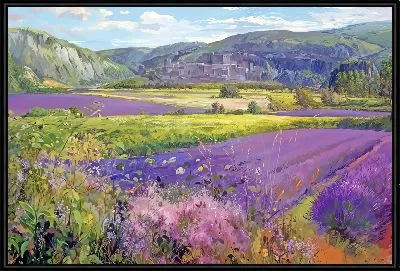 Пейзаж с лавандой