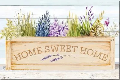 Картина маслом Полевые цветы в горшке